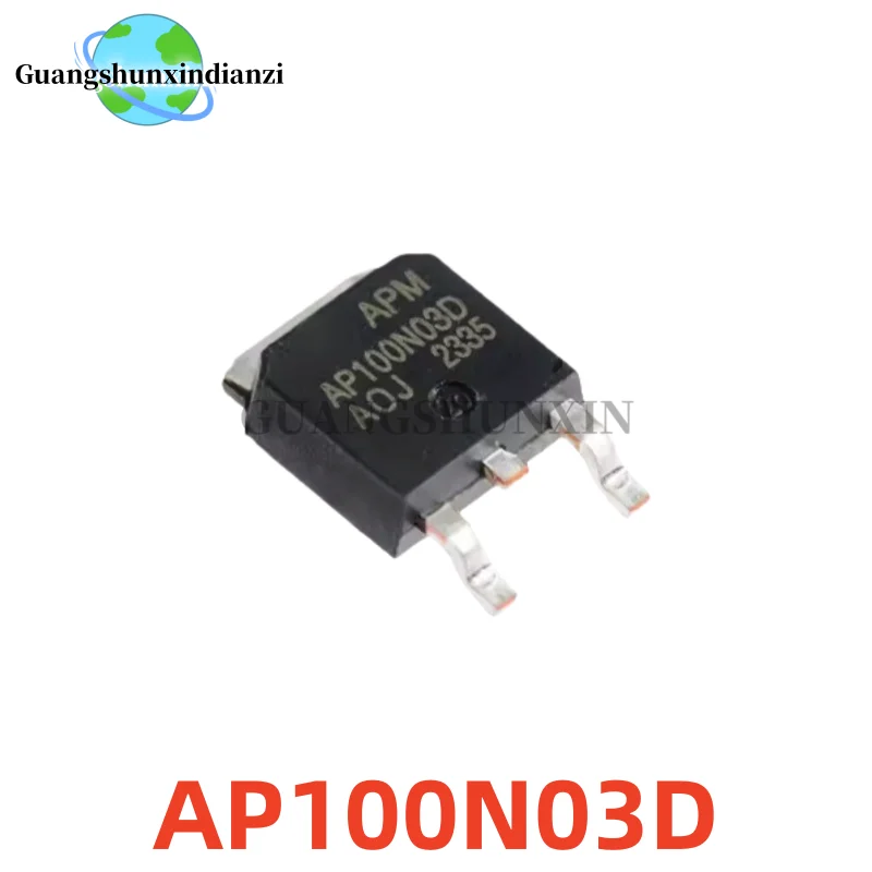 10PCS 100% NEW high-quality  AP80N03D  AP150N03D AP100N03D TO-252 30V MOSFET Best Quality In Stock