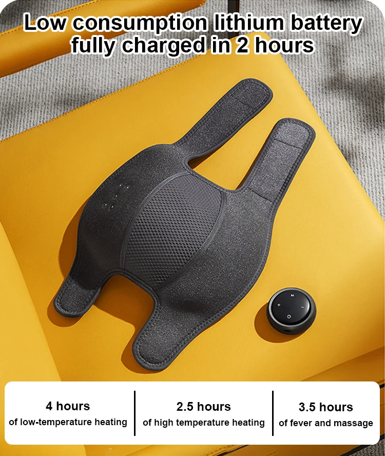

Adjustable Vibration Heating Knee Pads Wrap Heating Pads Knee Pads Shoulder Massager Female Male Knee Shoulder Pain Relief