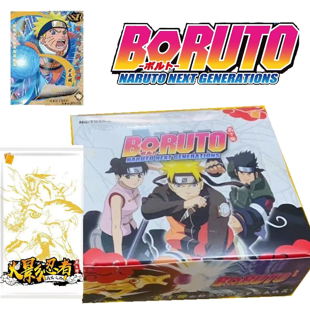 Genuine NARUTO Collection Cards for Children Boruto Next Generations X File Rare Limited Exquisite Cards Toys Boy Birthday Gifts