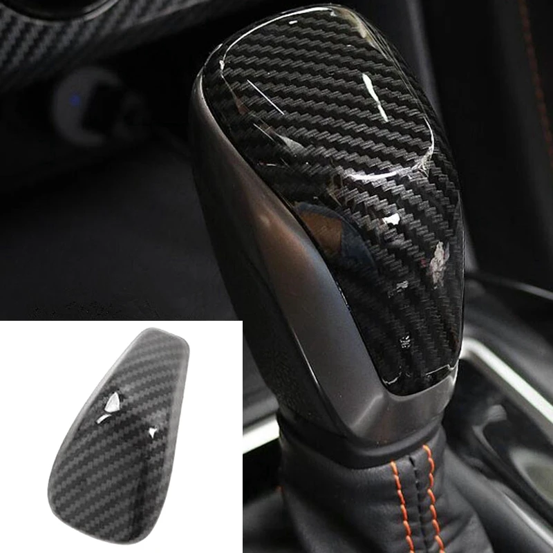 Car Gear Shift Knob Head Cover Sticker Trim Fit For Subaru Forester SK 2019-2021 Car Shift Knob Cover Trim