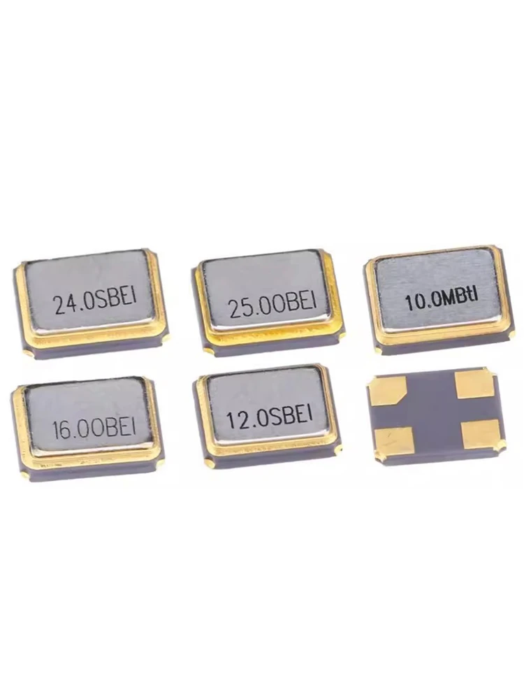 5pcs SMT crystal oscillator 3225 active 4/quad 8M/12M/16M/20M/24M/25M/26M/27M/30M/32M/40M/50M/11.0592M/12.288M/22.1184M