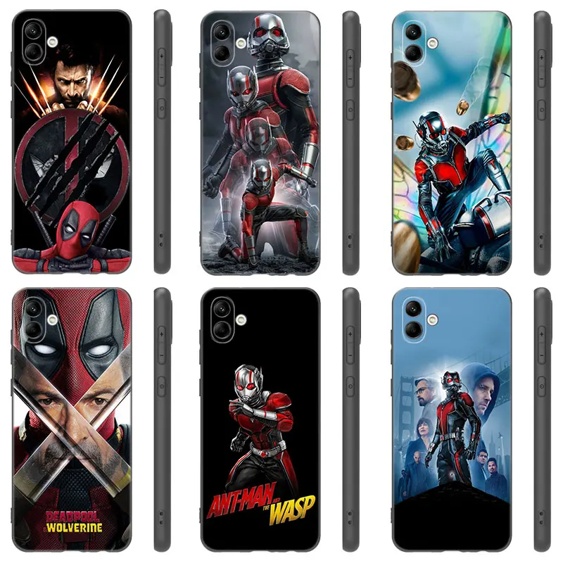 Marvel Wolverine Ant-Man Phone Case For Samsung Galaxy A01 A03 Core A04 A10 E A02 A05 A20 A21 A30 A50 S A6 A8 Plus A7 A9 2018