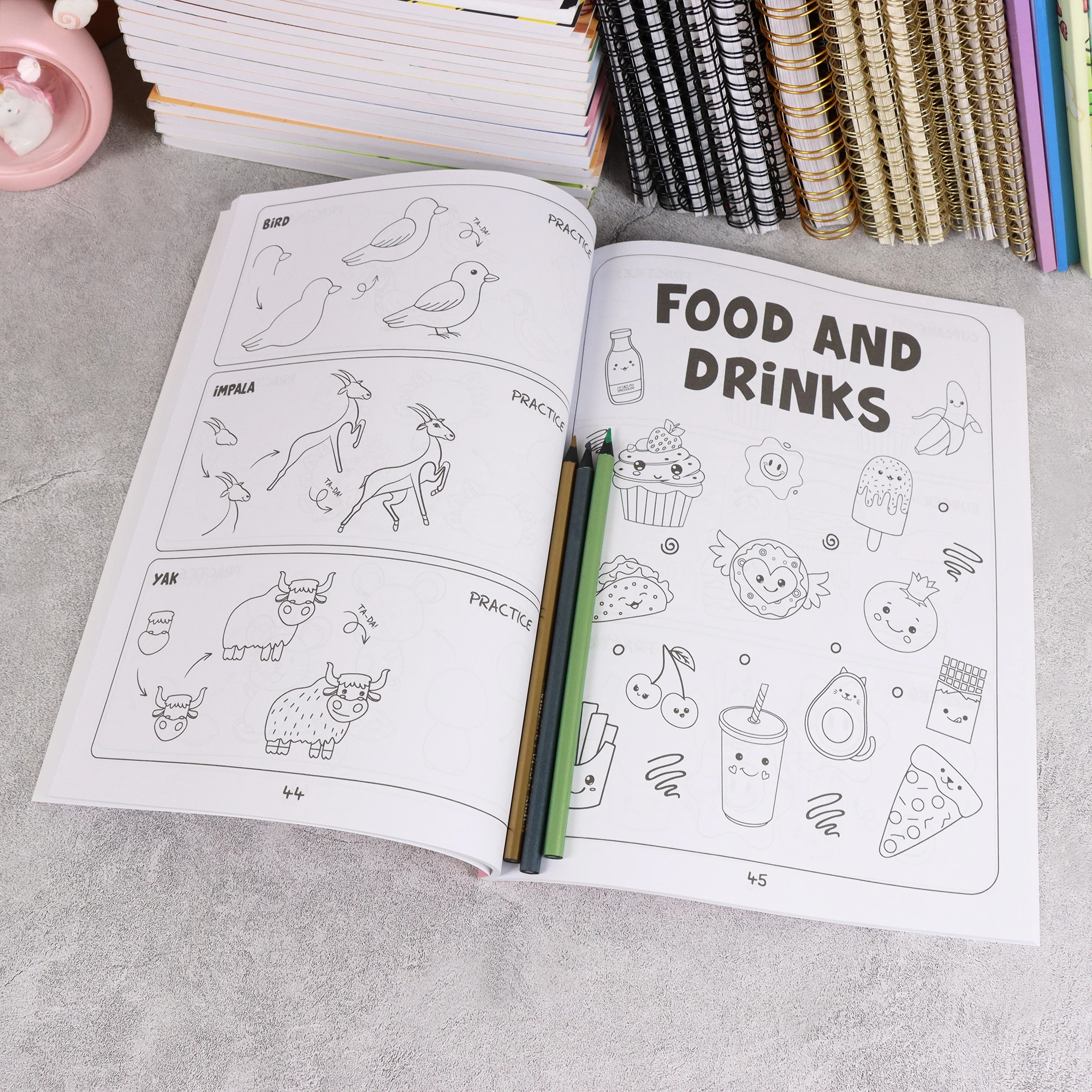 คู่มือการวาดภาพที่สนุกและง่ายดายสําหรับผู้เริ่มต้น ขั้นตอนมากกว่า 300 ขั้นตอนสําหรับตัวการ์ตูนและสัตว์ที่เรียบง่าย - สร้างแรงบันดาลใจให้กับความคิดสร้างสรรค์