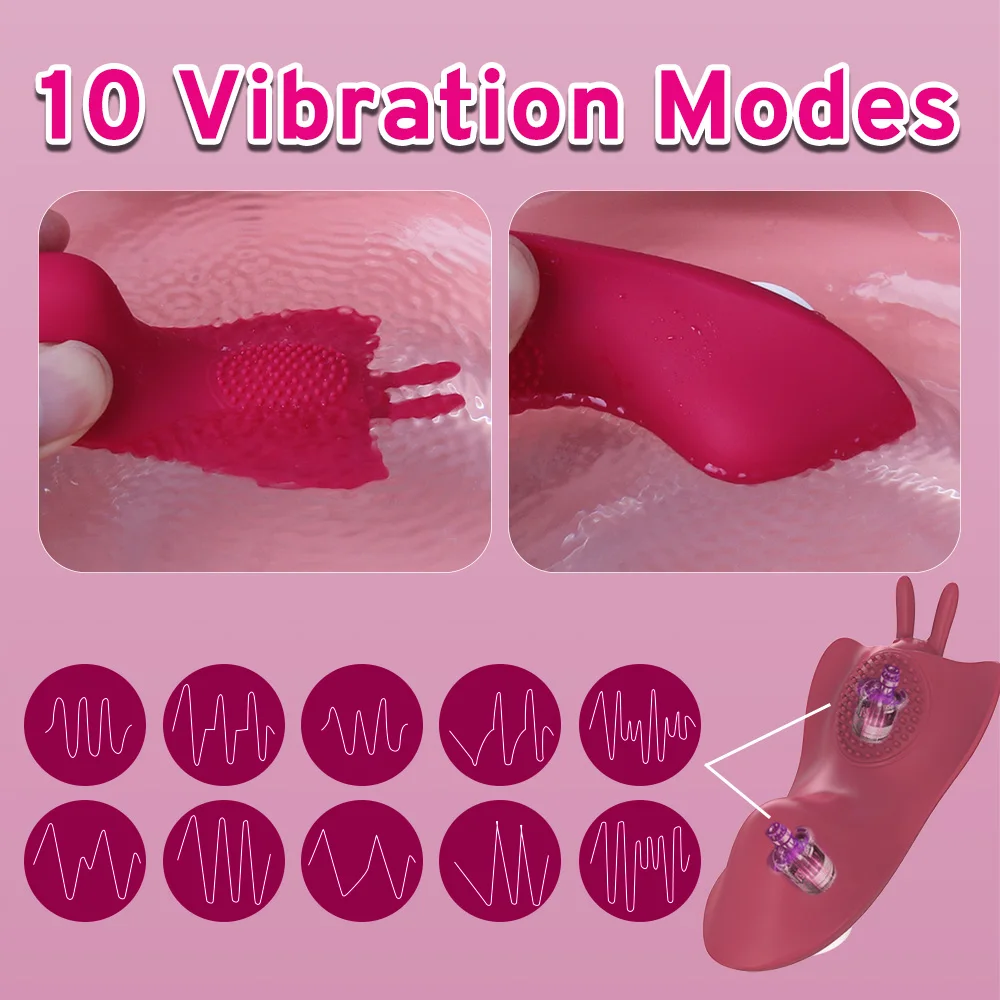 Butterfly Clitoris Vibrator For Women Mini Clit Stimulator Panty Wireless Remote Control Female Vibro Goods Adult Sex Toys Shop