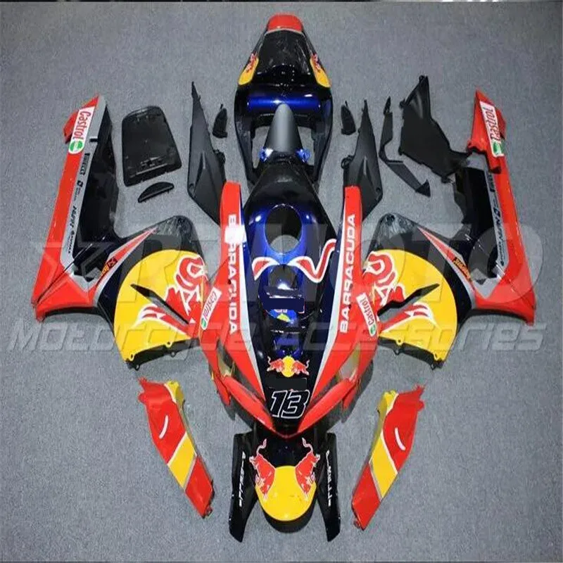 

New ABS Motorcycle fairing Fit For Honda CBR600RR F5 2005-2006 Bodywork Injection mold orange red black ACEKITS Store No.2823