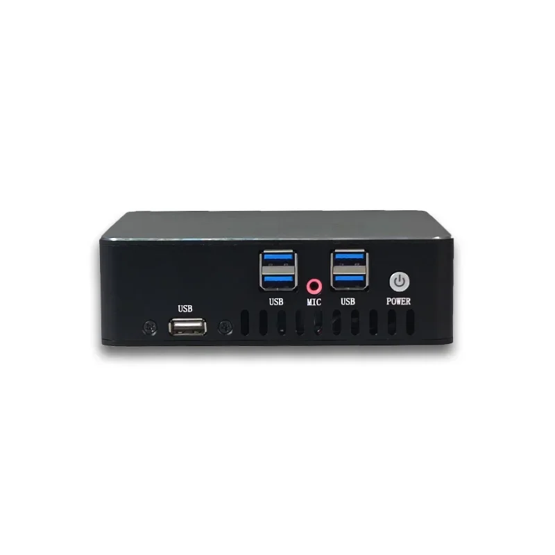 Мини-ПК Core I3 I5 I7 Настольный компьютер NANO NUC I5-8250U I7-10510U Компьютерный корпус Win11 Linux SIM-слот для 4G промышленного компьютера