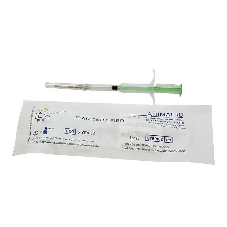 

Custom ISO11784/11785 FDX-B RFID Animal ID Microchip Injectable Tag