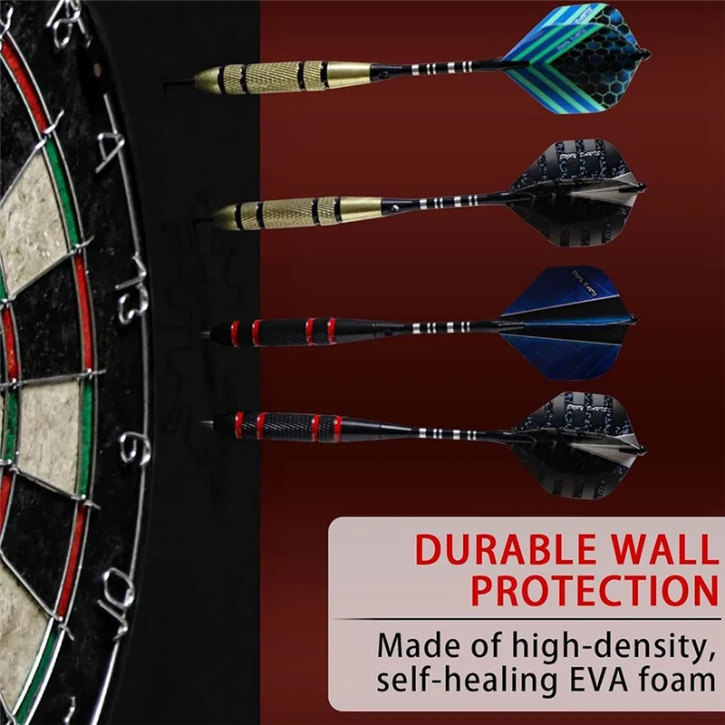AED2-4Pcs نبال اللوحات الخلفية جدار حامي إيفا تقسم نبال اللوحات الخلفية لوحة رمي السهام حلقة محيطة لعشاق السهام 45 سنتيمتر #4