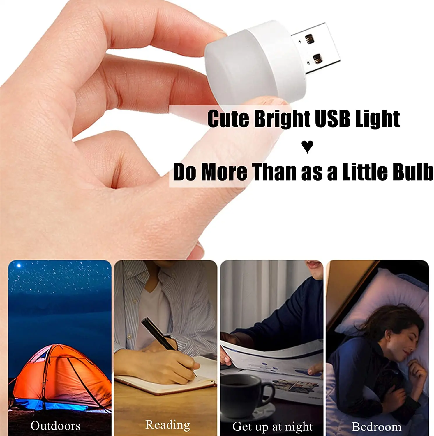 Круглая светодиодная лампа Lmpara USB, портативная заводская цена, 5 В, 1 А, рекламный подарок, светодиодная лампа с зарядкой через USB, мини-USB, оптовая продажа, лампа, настраиваемая