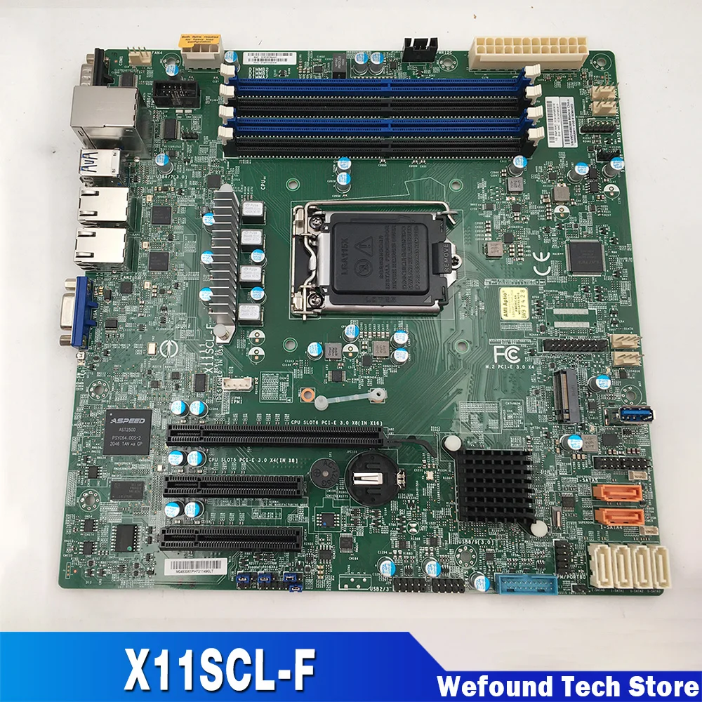 

Server Motherboard C242 Chip LGA 1151 X11SCL-F