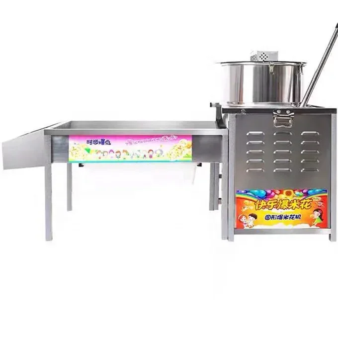 Energy Conservation up to 15% caramel popcorn machine/puffed corn machine/corn popping machine exhibited at Canton fair