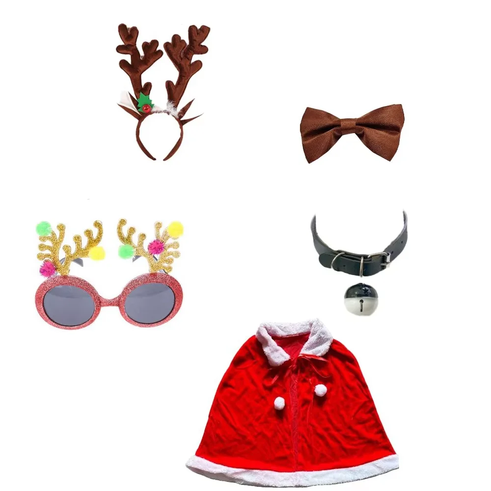 

PESENAR Christmas Reindeer Costume Set and Outfit, Reindeer Headband Role-playing Costumes Halloween Christmas