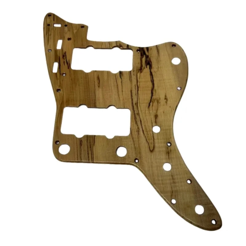 Brushed Spalted maple Jazzmaster JM Electric Green Guitar Pickguard