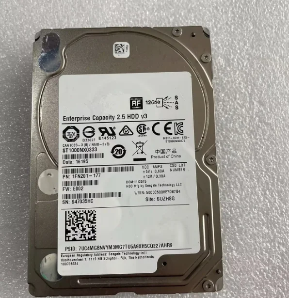 ST1000NX0333 1T Sas…