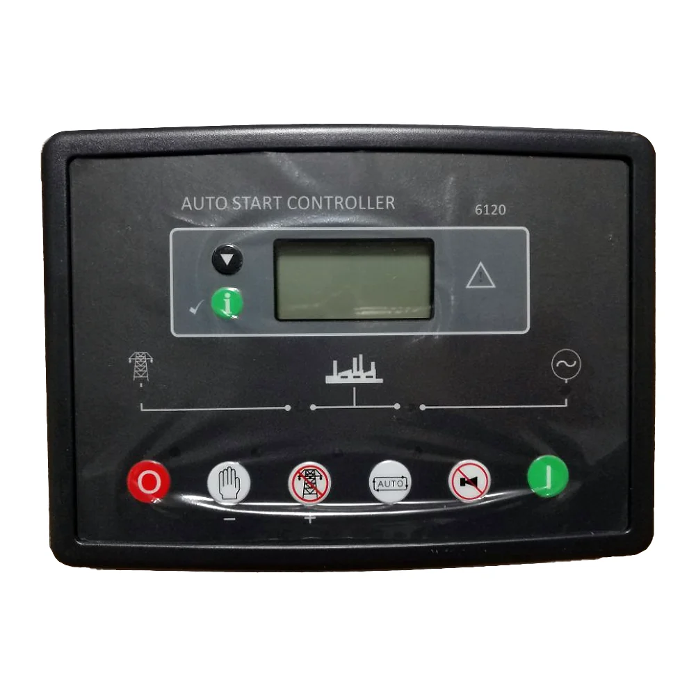 DSE6120 استبدال وحدة تحكم المولد الكهربائي الديزل المولدات عالية الجودة لوحة التحكم في فشل التيار الكهربائي للسيارات 6120