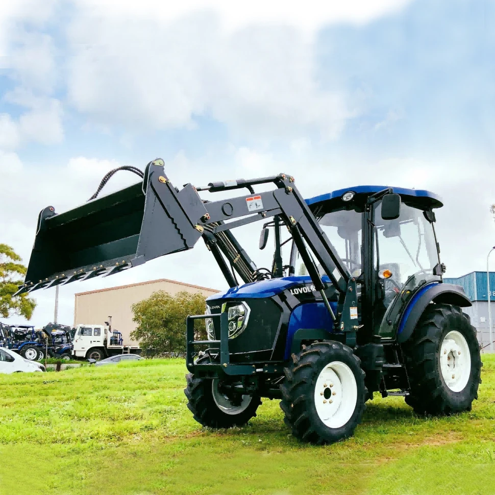 Small 4wd Tractor  Wheel Loader for Backhoe Tractor  End Loader