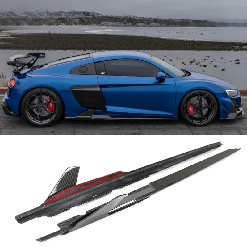 

High-Performance Fit ForAudi R8 Caprist-Style Dry Carbon Body Kit Side Skirts Bumper Spoiler