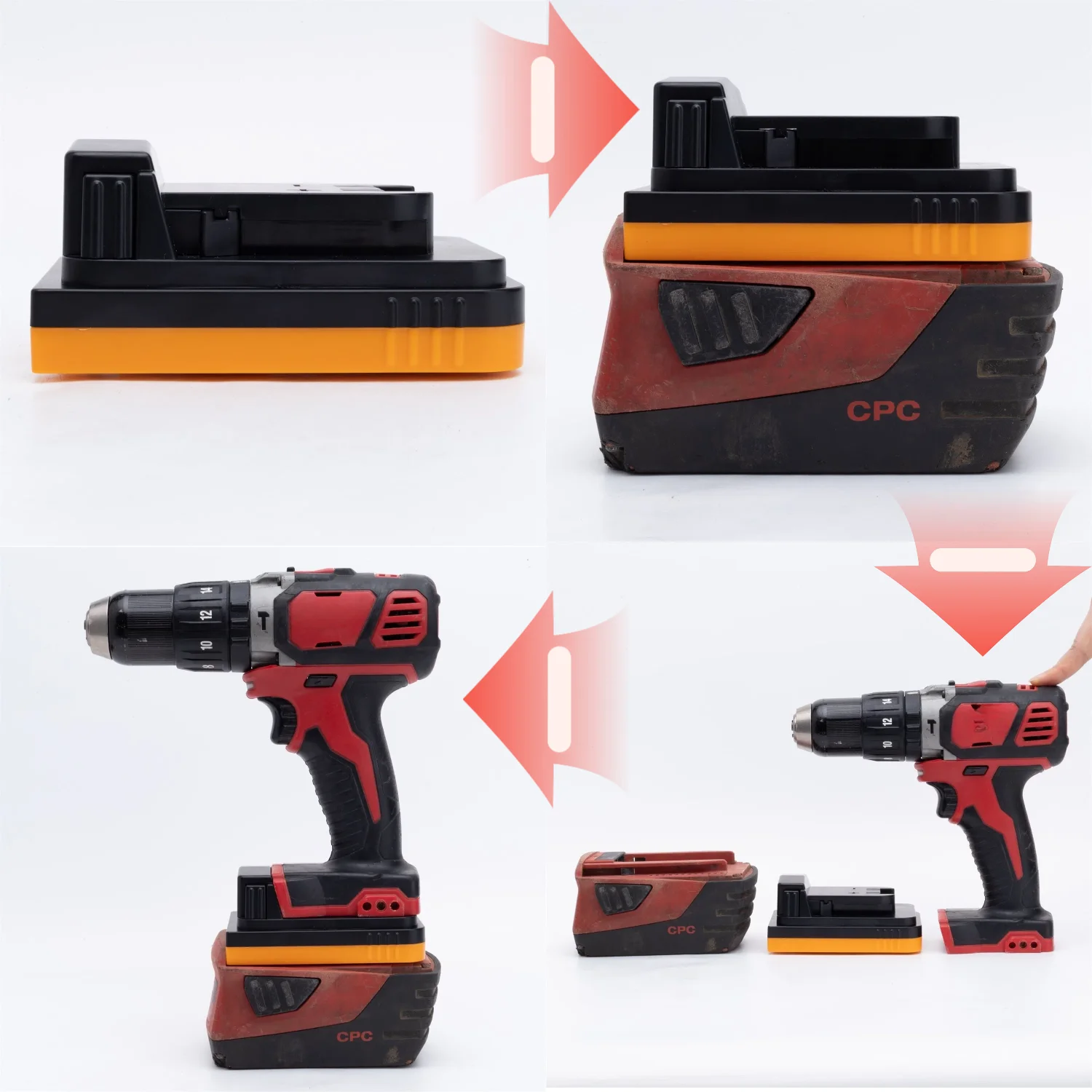 Power Tools Hilti - Adattatore/convertitore per batterie Hilti, modello vecchio