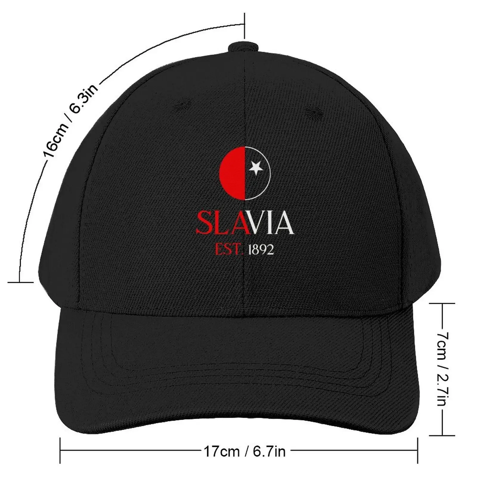 Slavia Praha Red & White Baseball Cap dad hat New In Hat Sun Cap Ladies Men's