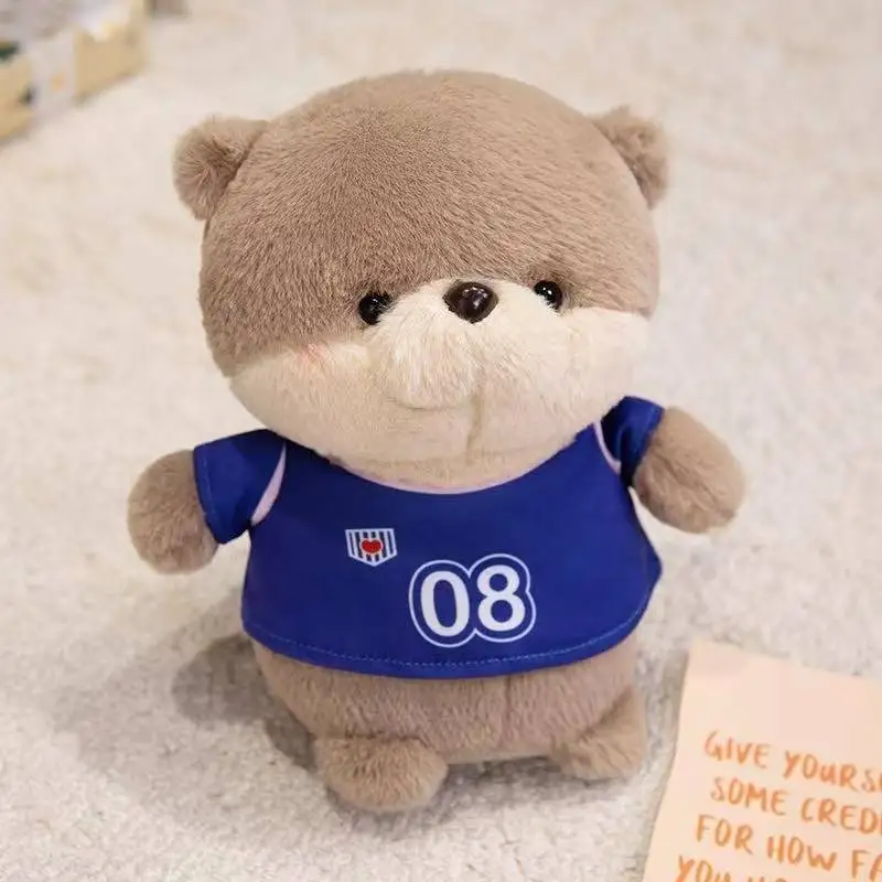 最新のクールなカワウソシリーズ人形 かわいいぬいぐるみ 手作り人形 漫画アニメ キュートな子供の誕生日プレゼント クリスマス