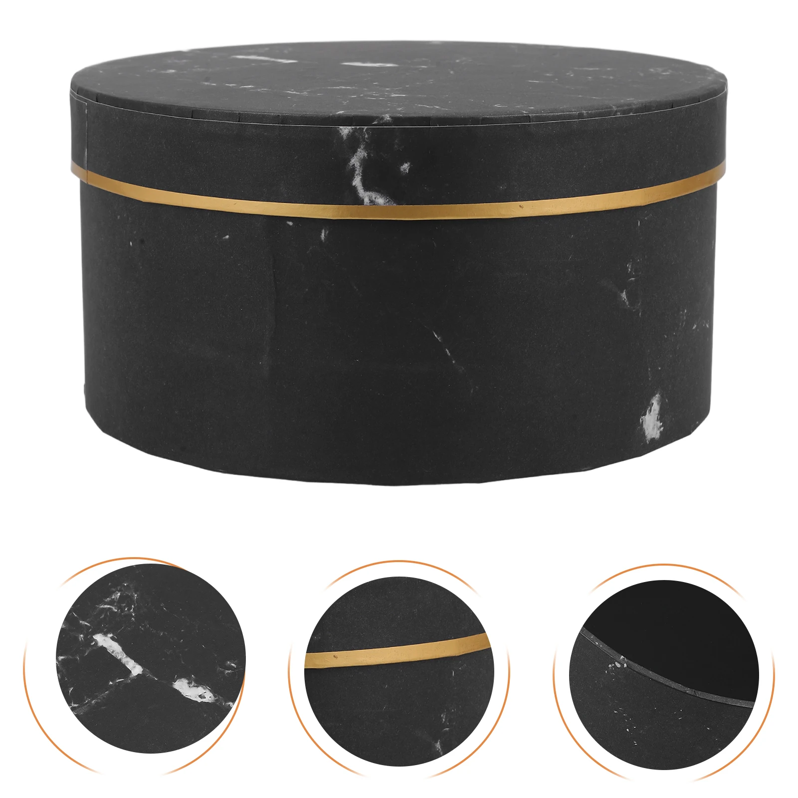 

Round Gift Box With Lid Preserved Flower Gift Floral Arrangement Empty Valentine Wedding Birthday Flower Wrapping