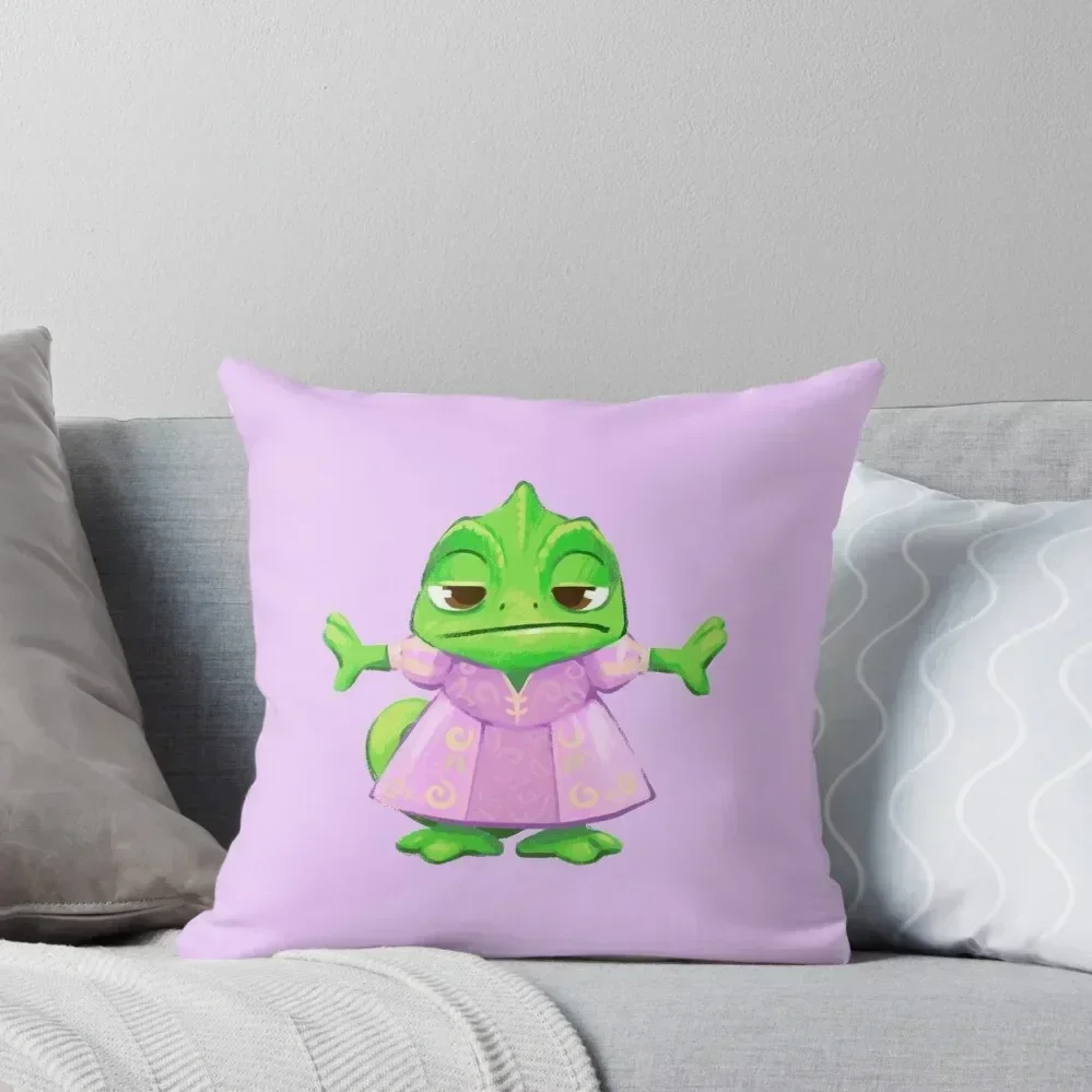 

Pascal in a dress - Tangled Throw Pillow Pillow Decor christmas decorations for home 2025 christmas ornaments 2025 pillow