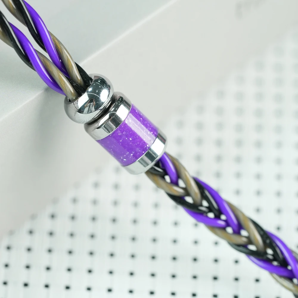 XINHS R37 Xiao Yao 6-Kern 7N OCC Vergoldetes Fünf-Elemente-Palladium-Silber-Legierungskabel für Kopfhörer HiFi Balanced – Detail 4