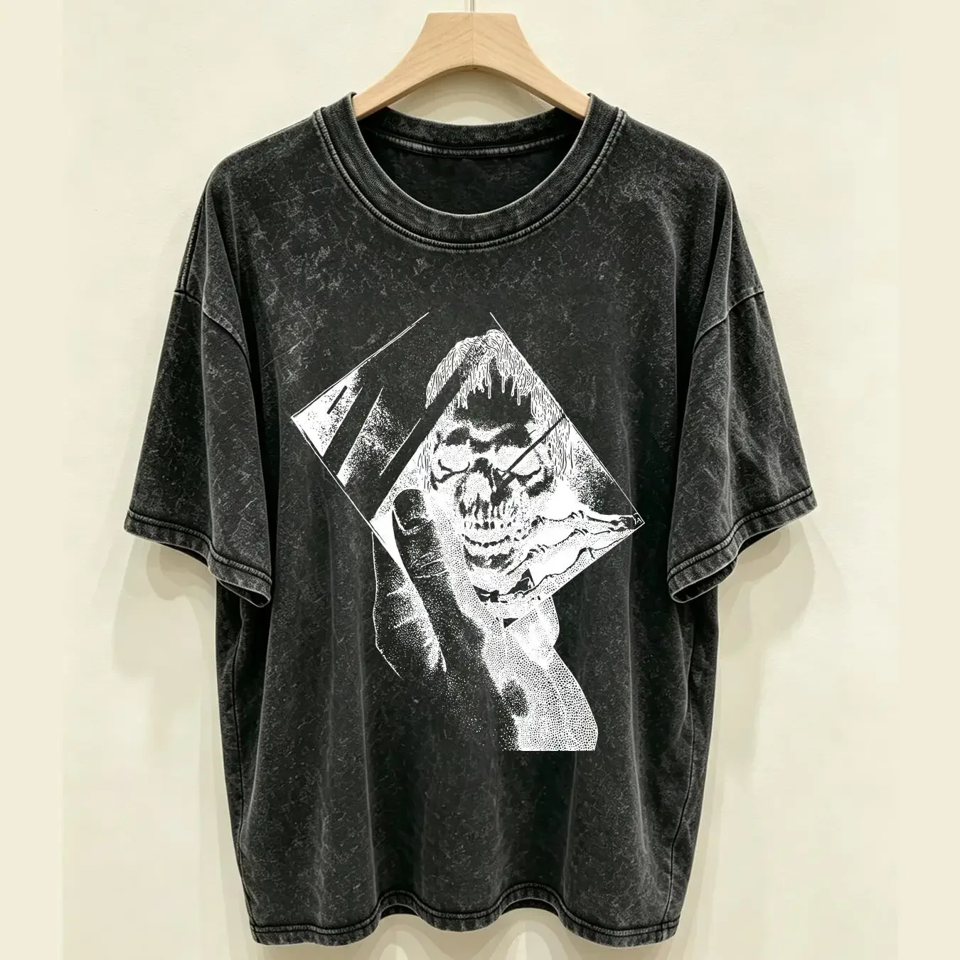 washed T Shirt Oneohtrix Point Never Replica Ambient long or short sleeves vintage Washed designer clothes Unisex graphic