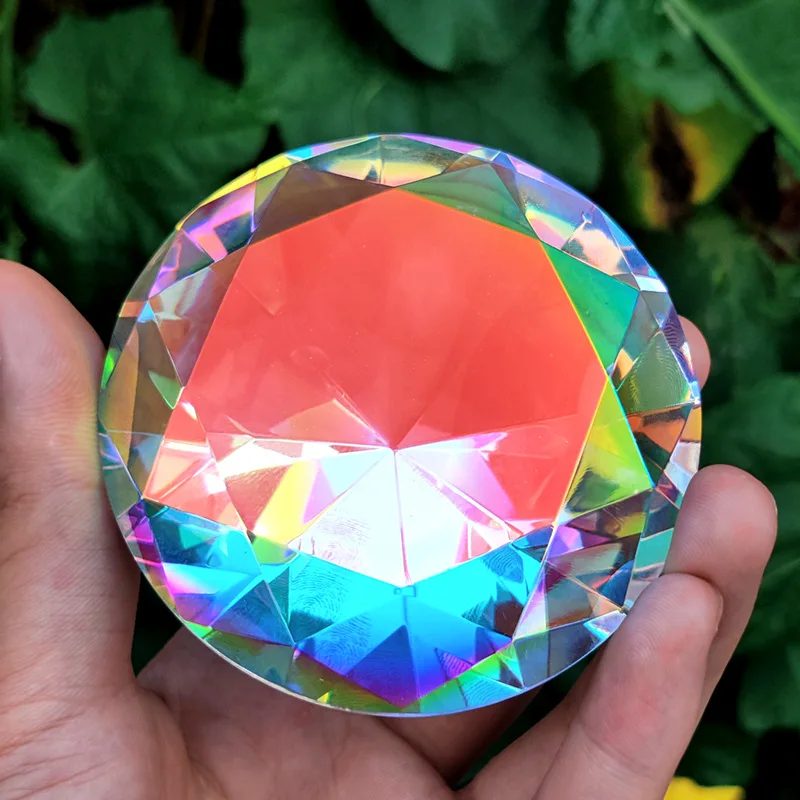 1PC Clear Crystal Big Glass Diamond Party Large Romantic Diamond Decoration Proposal Home Decoration Ornaments Crafts Gifts