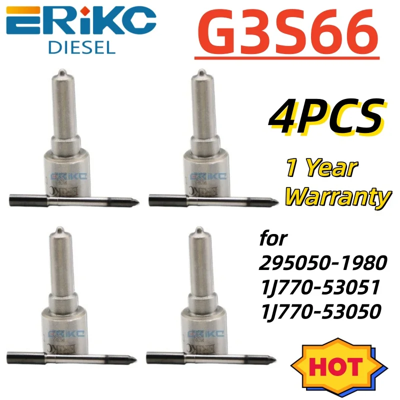 

Fuel Spray Atomizer Nozzle G3S66 Mist Nozzle G3 S66 Diesel Injector Spare Parts Tip for 295050-1980 1J770-53051 1J770-53050