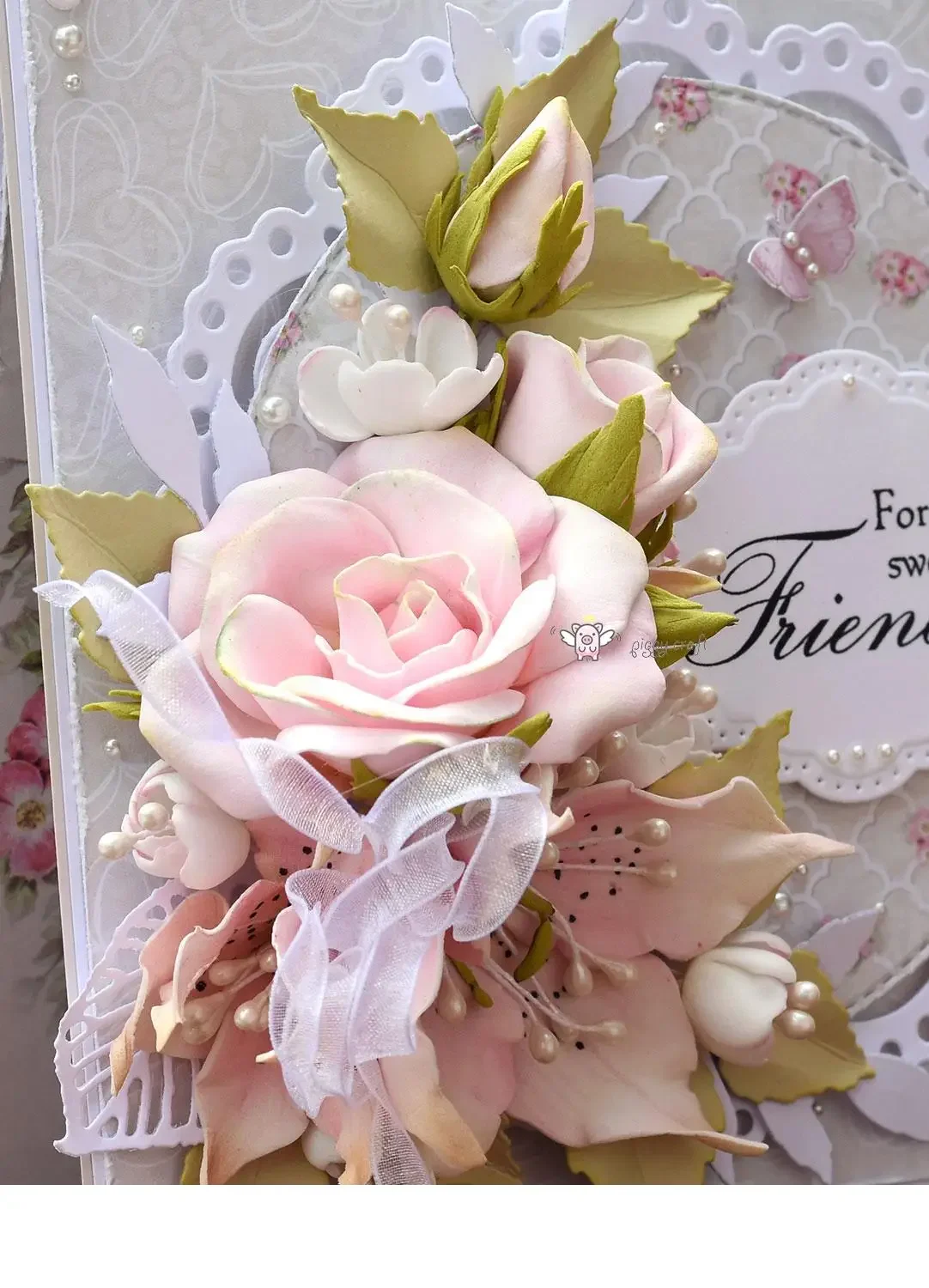 قوالب تقطيع معدنية على شكل خنزير كرافت قالب قوالب على شكل إبداعي على شكل زهرة قصاصات ورقية قالب سكين حرفي قوالب استنسل لكمة الشفرة #2