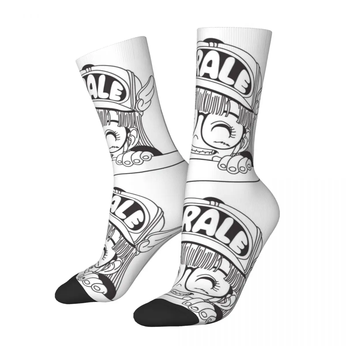 

Men's Socks Casual Dr Slump Arale Is Love Sock Polyester Japanese Anime Sport Women Socks Spring Summer Autumn Winter