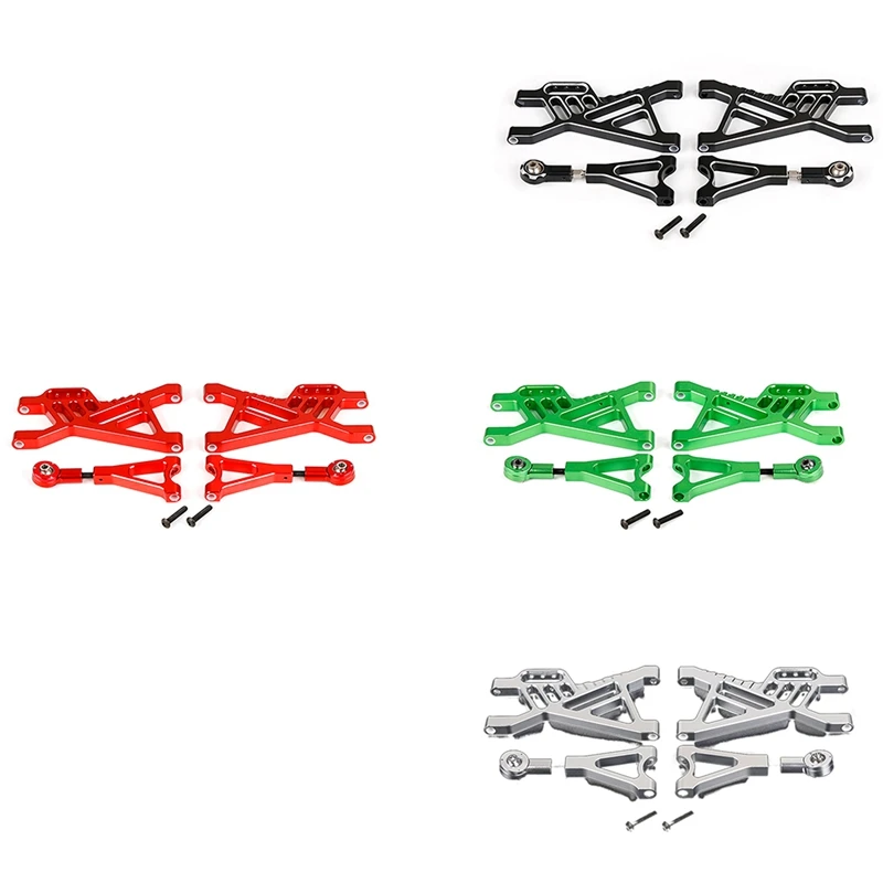 Juego de brazo de suspensión trasera de Metal CNC para coche teledirigido, piezas de juguete para 1/5 HPI Rovan KM Baja 5B SS 5T