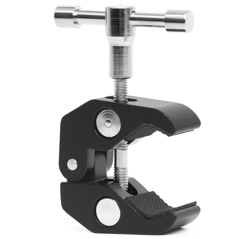 

Super Clamp Claw Clamp Tongs Pliers Clip Bracket for Camera Tripod Monopod Studio Bracket Stand Mount