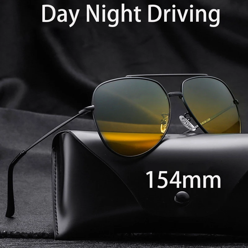 

Vazrobe Day Night Driving Sunglasses Male Women Oversized Sun Glasses for Men Polarized Photochromic Eyewear Driving Mirror