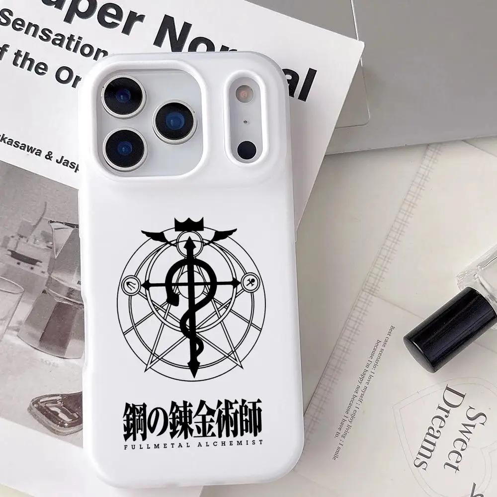 

Anime Fullmetal Alchemist Phone Case For iPhone 17 16 15 14 13 12 11 Pro Max Plus Mini Case Clear Jelly Shockproof Soft Cover
