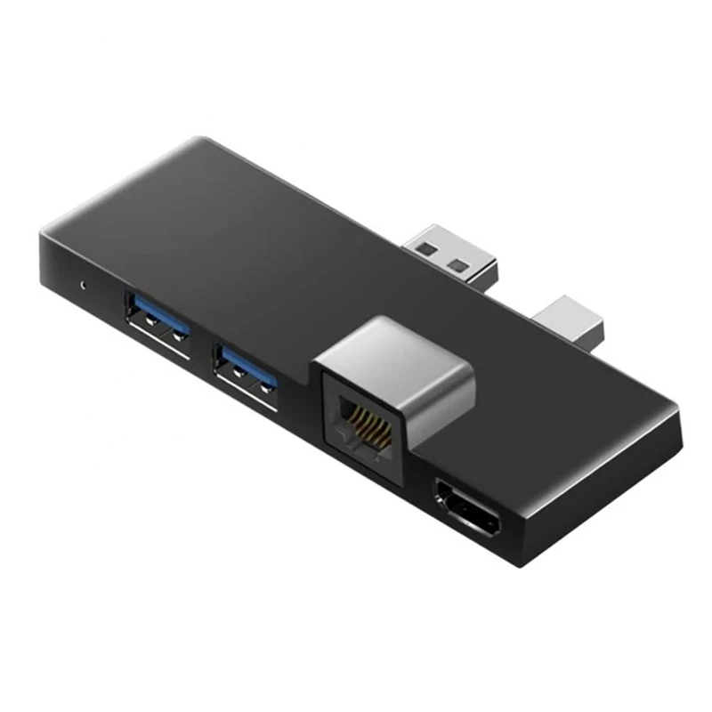 

USB3.1 USB-C Hub Docking Station Gen1 4K -Compatible SD/TF Card Reader RJ45 6In1 Converter For Microsoft Surface