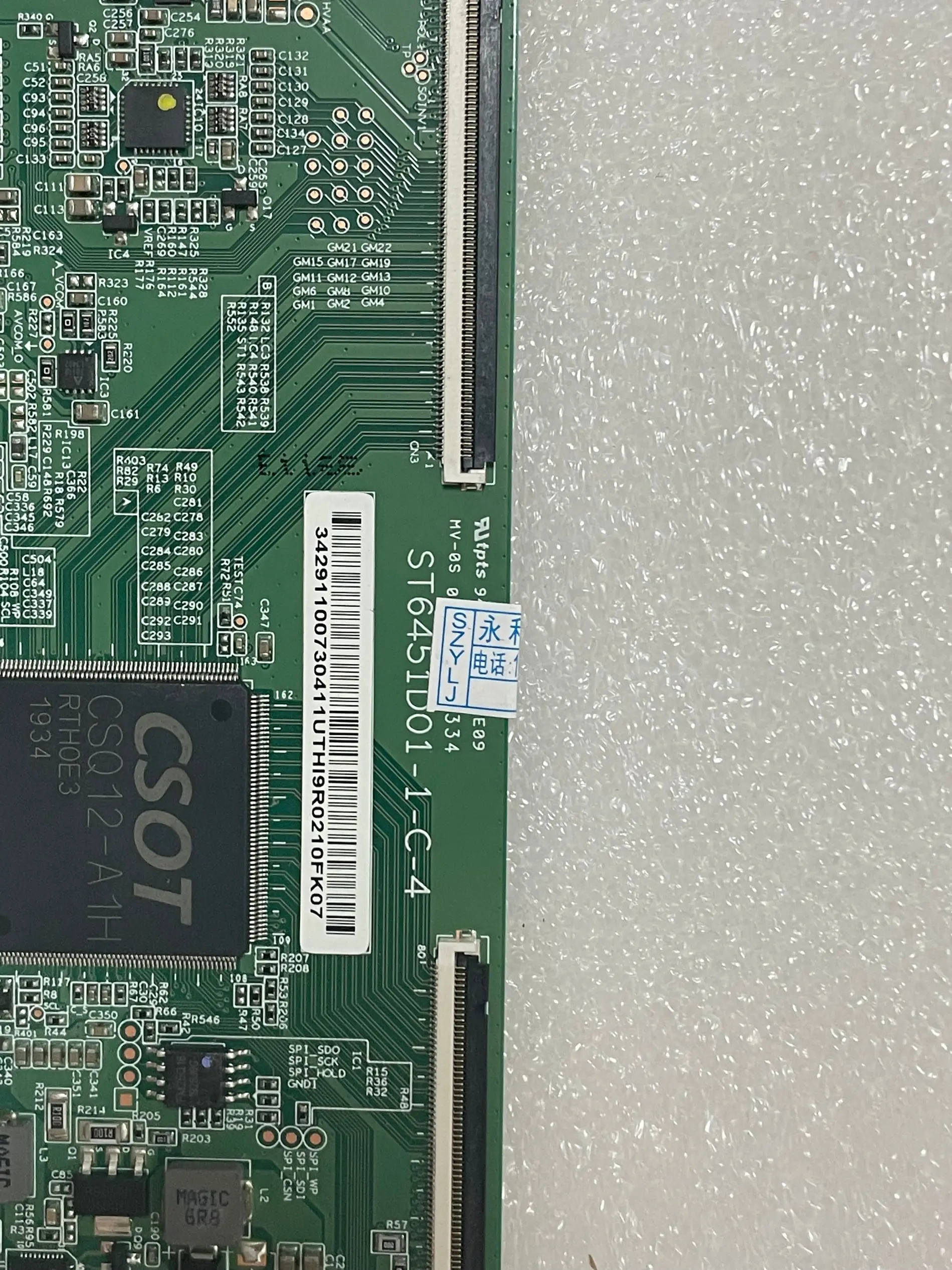 Placa lógica original com placa