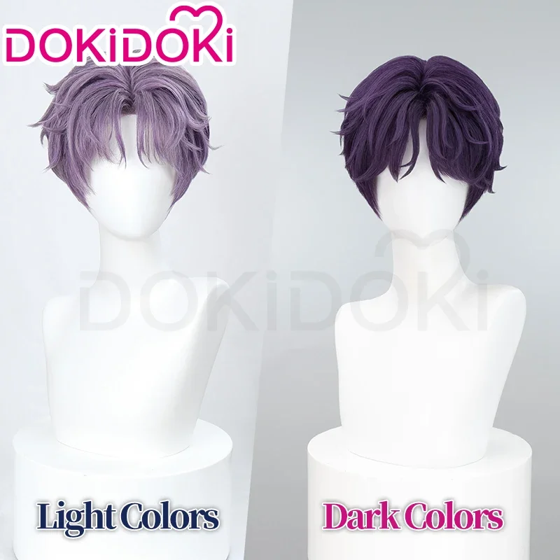 IN STOCK Qiyu Rafayel Front Lace Wig Game Love and Deepspace DokiDoki Rafayel Qi Yu Cosplay Wig Men 30cm Short Hair Free Wig Cap