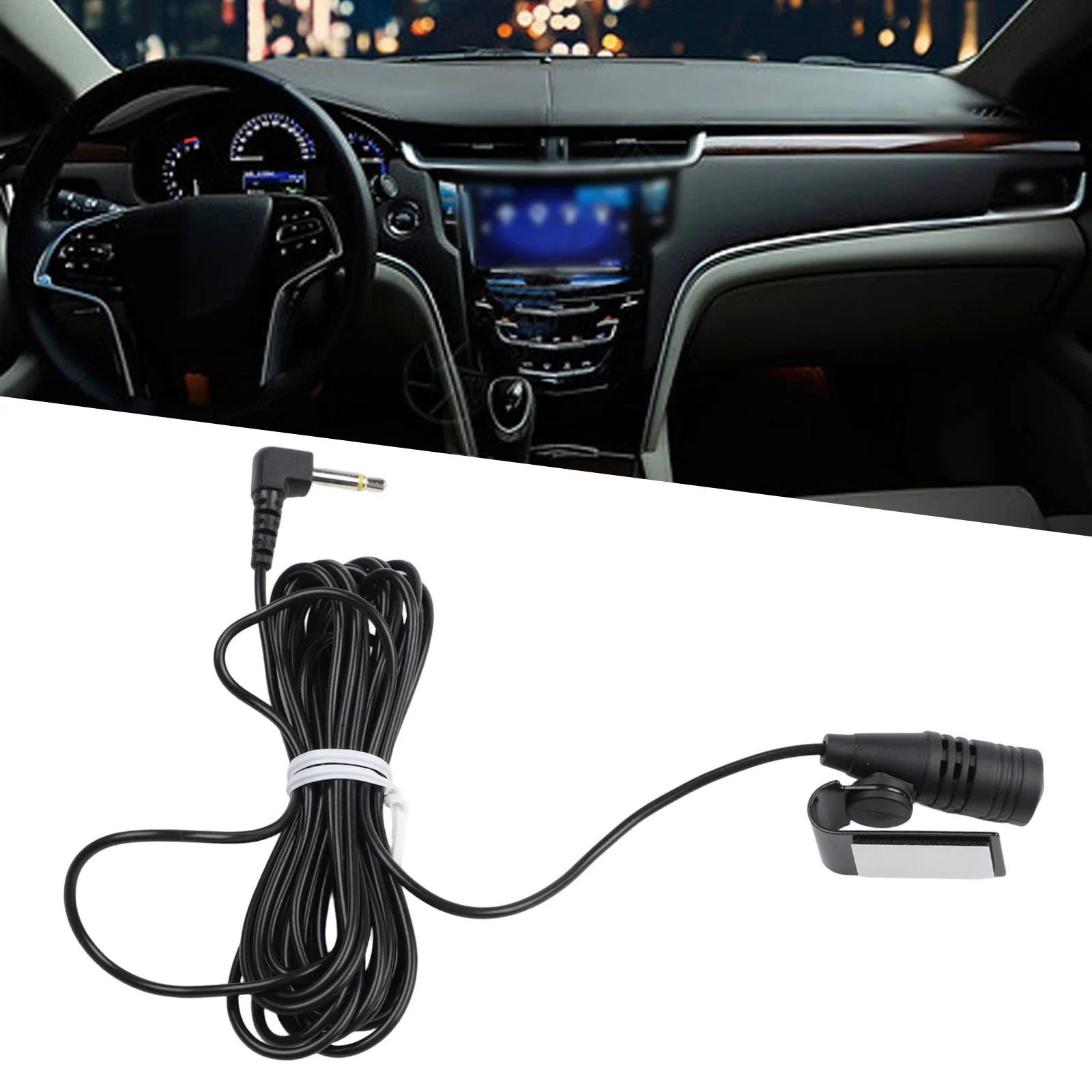 Anti Noise Car Microphone Car Ceiling Microphone Noise Cancelling Microphone 300CM Length Cable Wear-Resistant Material