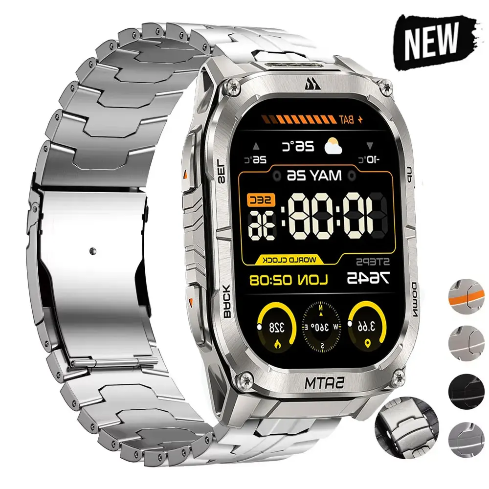 Bracelet en acier inoxydable de 22mm pour KOSPET Tank M4 T4 TANK M3 Ultra M2/T3, Bracelet en métal pour TANK T3 Ultra 2