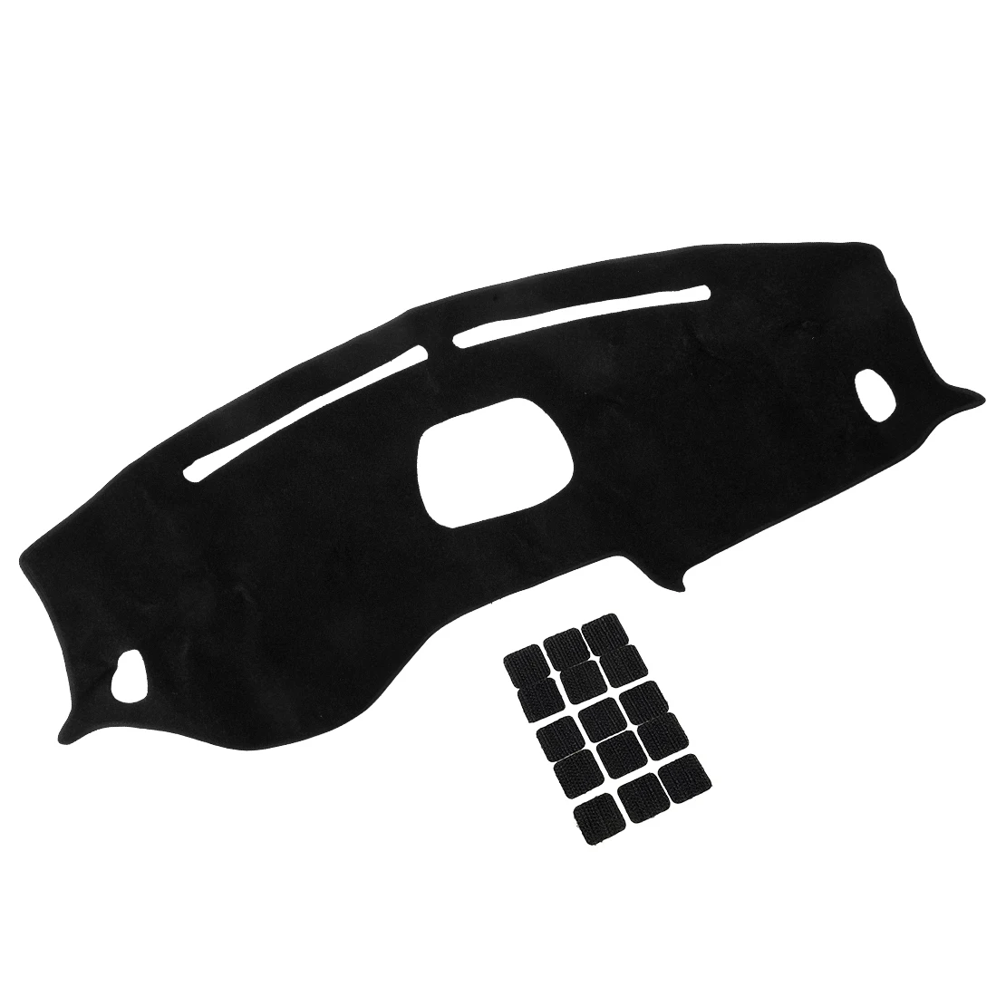 Zwarte Zelfklevende Dashboard Dashboard Cover Pad Lhd Fit Voor Hyundai Tucson Tl Active X Elite Met Speaker 6/2018-2021 Polyester