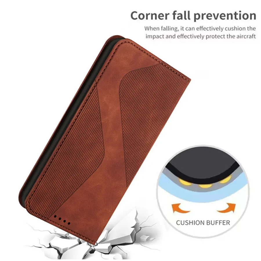 For Xiaomi Redmi Note 13 12 11 Pro Plus 5G Flip Case Leather Book Etui For Redmi Note 12 Turbo 12S 11S 11T 11 SE 11E 12 Pro Case