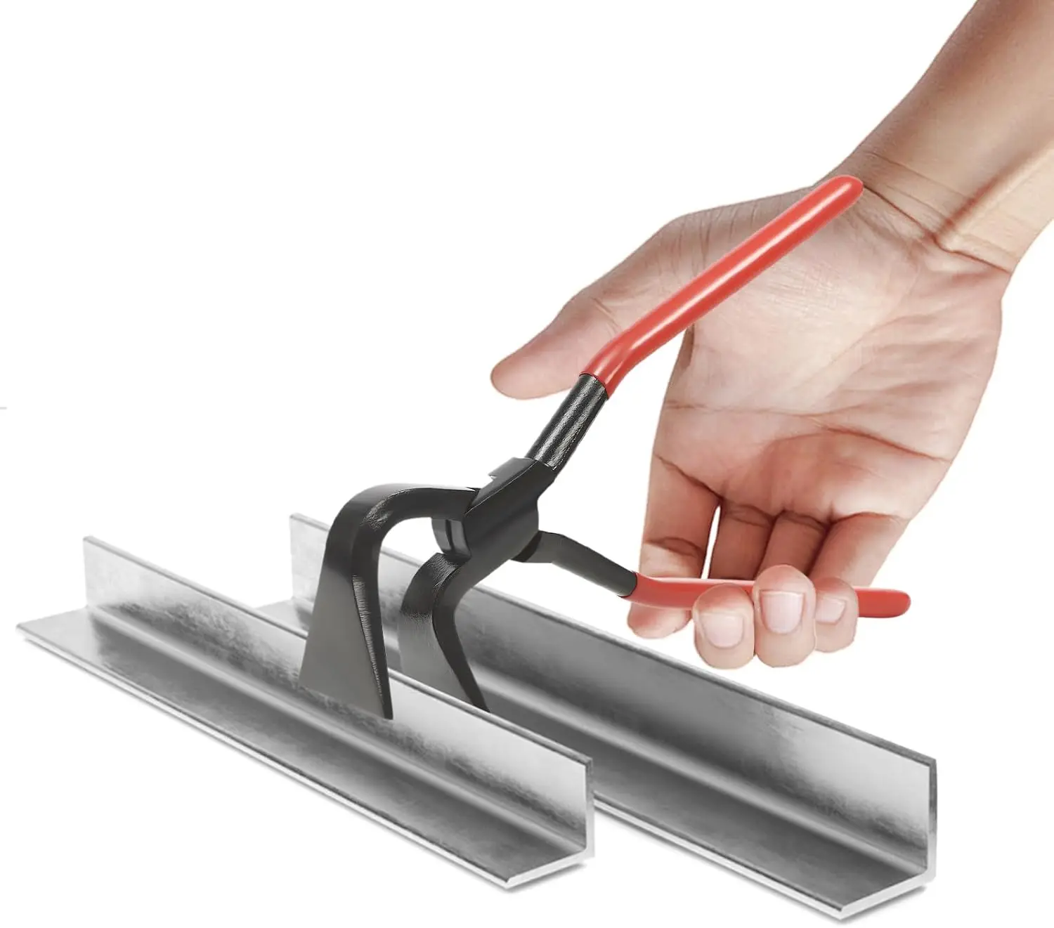 Набор из 3 плоскогубцев для гибки листового металла, ручные швы, прямые и 45 °   & 90 °   Гибочные плоскогубцы для ремонта листового металла