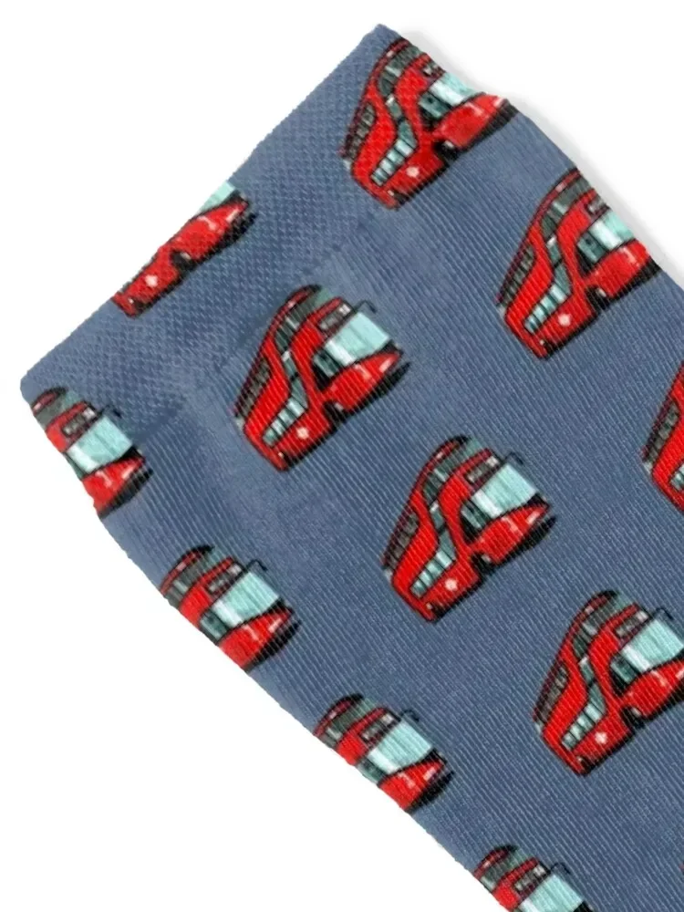 London red bus double decker Socks FASHION christmass gift Socks For Women Men's