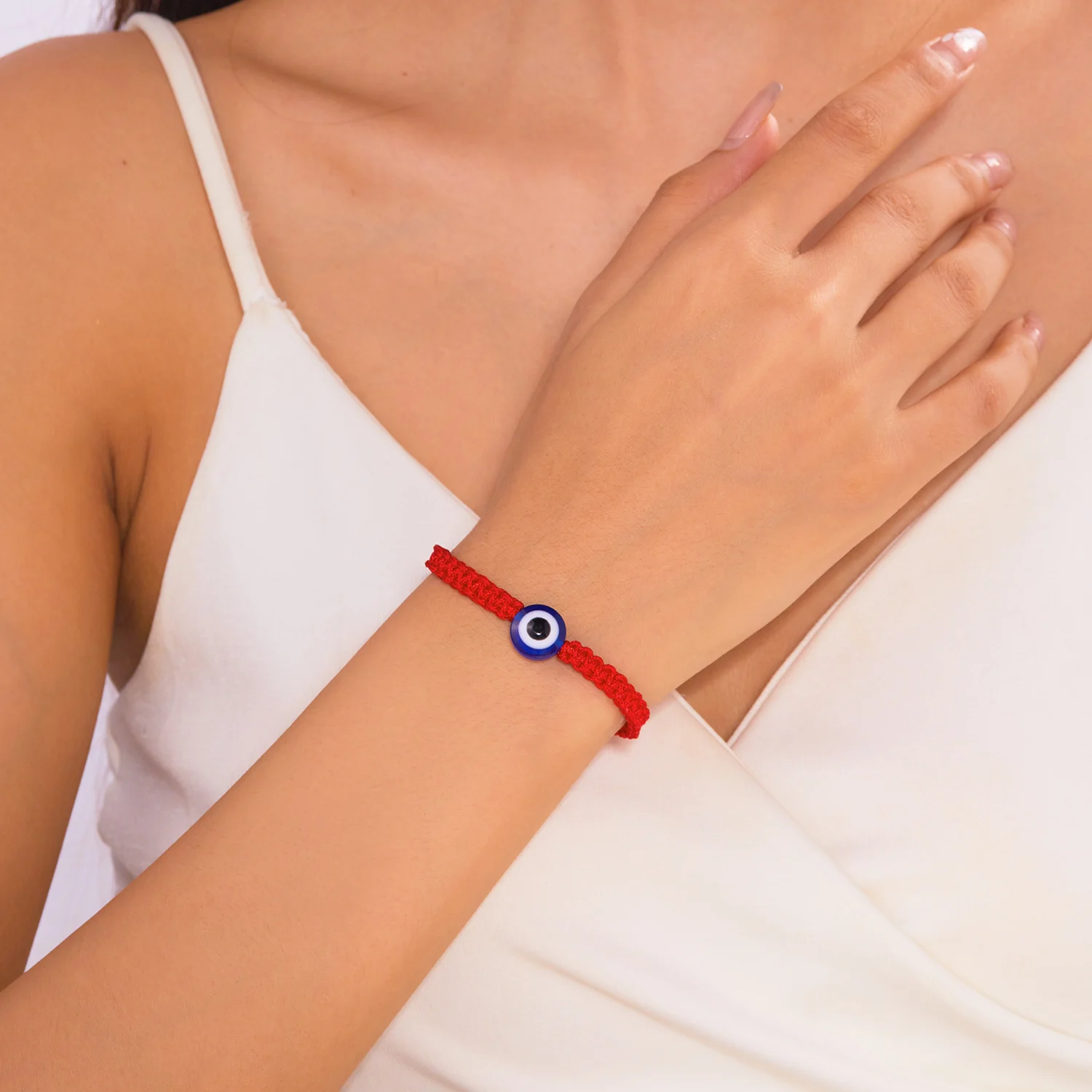 Neues Design 10 Stil Glück rotes Seil blau bösen Blick Armbänder für Frauen handgemachte geflochtene Paar Armbänder Amulett Freundschaft Schmuck – Detail 15