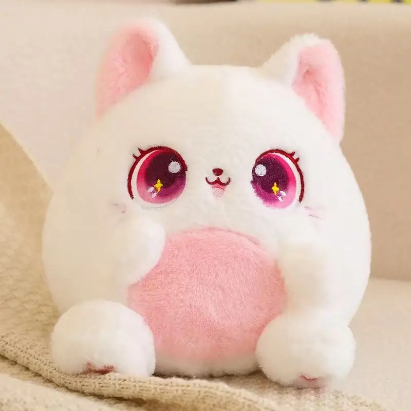 25/35 cm Katze Puppe Simulation Plüsch Spielzeug Handgemachte Puppe Cartoon Anime Nette Kissen Kissen Hause Dekoration Kinder der Geburtstag Geschenk T