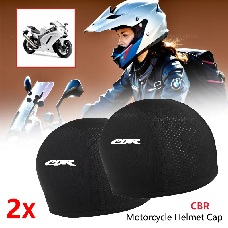 For Honda CBR 125R 600 650F/R 1100XX 1000F cbr 600 954 1000 RR 900RR Motorcycle Balaclavas Helmet Inner Sweat Wicking Hat Caps