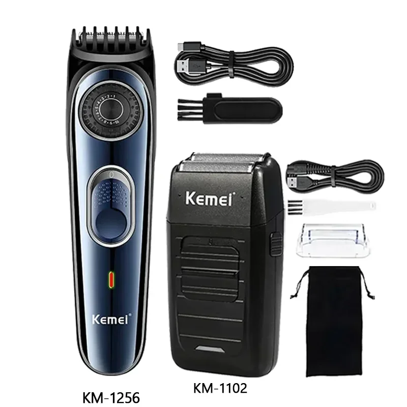 

Машинка для стрижки волос Kemei Km-2299 Km-1256 Km-1102 Парикмахерская машинка для стрижки волос Машинка для стрижки волос Беспроводная аккумуляторная бритва