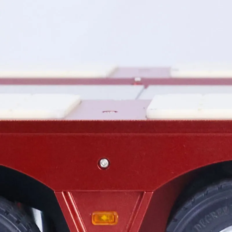 DG-996 1/14 RC Hydraulic Trailer 8 Axles Metal 5+3 Hydraulically Red Suspended Truck ESC Motor Toys for Adult TH22680-SMT9